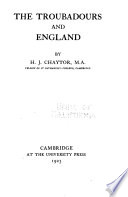 The troubadours and England /