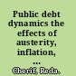 Public debt dynamics the effects of austerity, inflation, and growth shocks  /