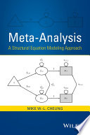 Meta-analysis : a structural equation modeling approach /