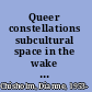 Queer constellations subcultural space in the wake of the city /