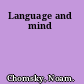 Language and mind