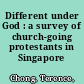 Different under God : a survey of church-going protestants in Singapore /