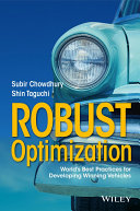 Robust optimization : world's best practices for developing winning vehicles /