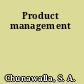 Product management