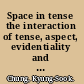 Space in tense the interaction of tense, aspect, evidentiality and speech acts in Korean /