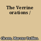 The Verrine orations /