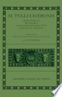 De re publica ; De legibus ; Cato maior de senectute ; Laelius de amicitia