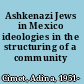 Ashkenazi Jews in Mexico ideologies in the structuring of a community /