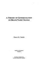 A theory of genericization on brand name change /