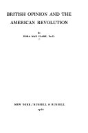 British opinion and the American Revolution.