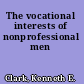 The vocational interests of nonprofessional men