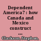 Dependent America? : how Canada and Mexico construct US power /