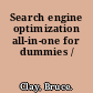 Search engine optimization all-in-one for dummies /