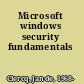Microsoft windows security fundamentals
