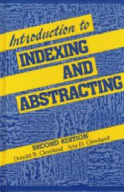 Introduction to indexing and abstracting /