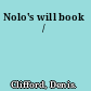 Nolo's will book /