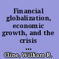 Financial globalization, economic growth, and the crisis of 2007-09
