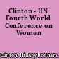 Clinton - UN Fourth World Conference on Women