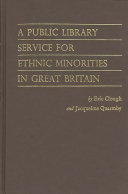 A public library service for ethnic minorities in Great Britain /