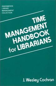 Time management handbook for librarians /