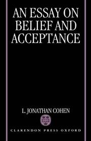 An essay on belief and acceptance /