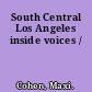 South Central Los Angeles inside voices /