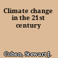 Climate change in the 21st century