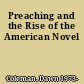 Preaching and the Rise of the American Novel