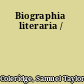 Biographia literaria /