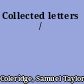 Collected letters /