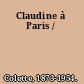 Claudine à Paris /