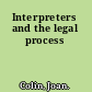 Interpreters and the legal process