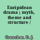 Euripidean drama ; myth, theme and structure /