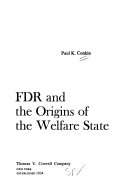 FDR and the origins of the welfare state /