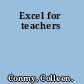 Excel for teachers