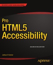 Pro HTML5 accessibility building an inclusive web /