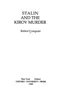 Stalin and the Kirov murder /