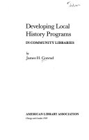 Developing local history programs in community libraries /