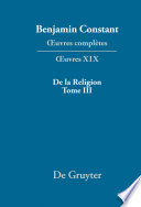 De la Religion, considerée dans sa source, ses formes et ses développements : Tome III /