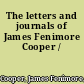 The letters and journals of James Fenimore Cooper /