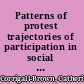 Patterns of protest trajectories of participation in social movements /