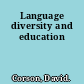 Language diversity and education