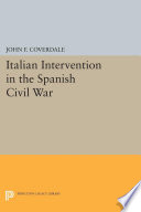 Italian intervention in the Spanish Civil War /