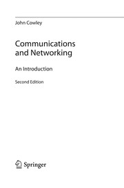 Communications and networking : an introduction /