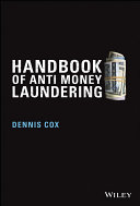 Handbook of anti money laundering /