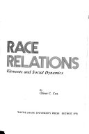 Race relations : elements and social dynamics /