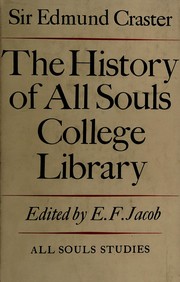 The history of All Souls College Library /