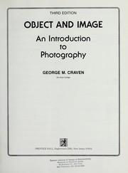 Object and image : an introduction to photography /