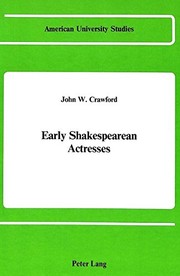Early Shakespearean actresses /
