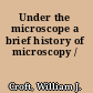 Under the microscope a brief history of microscopy /